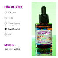 Thumbnail for Good Molecules Squalane Oil - Moisturizer for Face, Skin, and Hair, Plumping, Firming, Anti-Aging - Skincare for Face to Hydrate and Calm the Skin