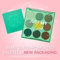 Thumbnail for ColourPop Just My Luck Green Eyeshadow Palette - Green & Neutral Eyeshadow Palette with Matte & Metallic Finishes - High-Pigment Eye Makeup with a Long-Wearing Formula (0.3 oz)