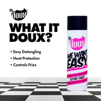 Thumbnail for The Doux WE WANT EASY Texture Tamer - Leave In Conditioner - Curly Hair Cream - Hydrate, Detangle, and Tame Frizz