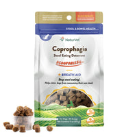 Thumbnail for NaturVet Scoopables Coprophagia for Dogs - No Poop Eating for Dogs - Stool Eating Deterrent Supplement with Probiotic & Digestive Enzymes - Hickory Smoked Bacon Flavored | 11oz Bag