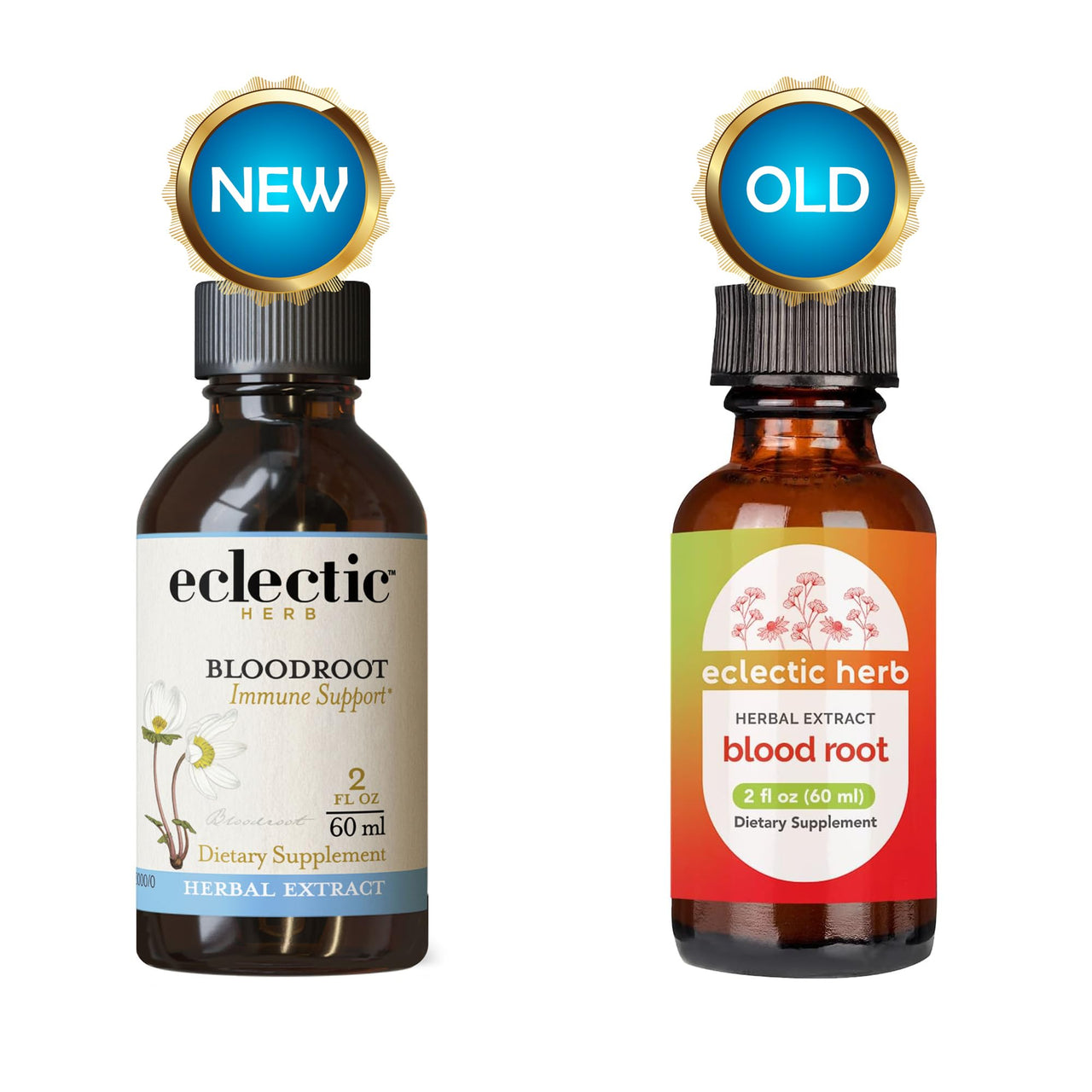Eclectic Herb Wildcrafted Non-GMO Bloodroot | US Grown, Gluten Free, Soy Free, 100% Kosher | 2 fl oz (60 ml)