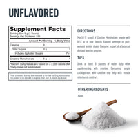 Thumbnail for Isopure 100% Pure Creatine Monohydrate Powder, Sugar Free, Unflavored, 5g Creatine Monohydrate Per Serving, 1.1 Lbs, 100 Servings (Packaging May Vary)