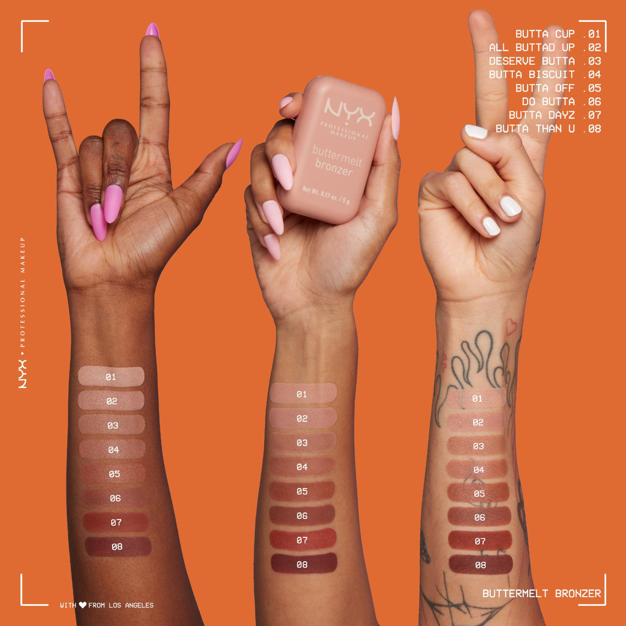 NYX PROFESSIONAL MAKEUP Matte Buttermelt Bronzer, Longwear Face Makeup with Up to 12 Hours of Wear, Vegan Formula - Deserve Butta (Light Medium Cool)