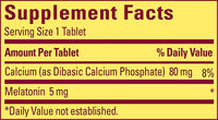 Thumbnail for Nature Made Melatonin Maximum Strength 5 mg, 90 Tablets (2 Pack)