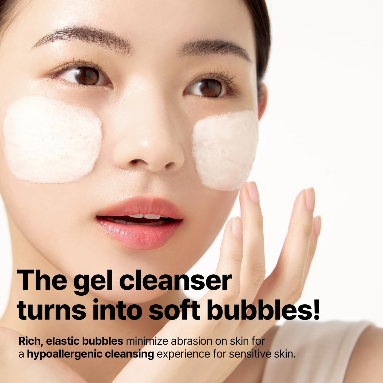 SOME BY MI Lacto Soy Mild Peeling Bubble Cleanser - 6.08Oz, 180ml - Daily Vegan Blackhead Removing Korean Face Wash for Skin Texture Care - Deeply Cleanses Sebum and Dead Skin Cells - Korean Skin Care