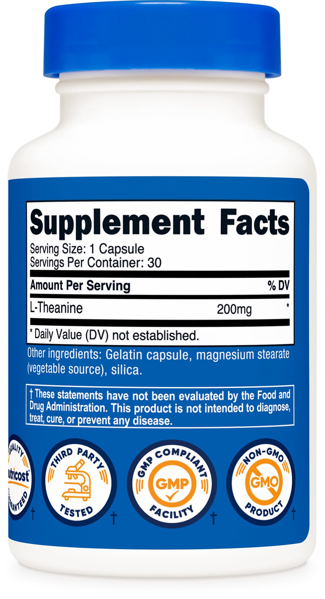 Nutricost L-Theanine 200mg, 30 Capsules