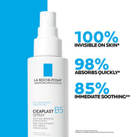 Thumbnail for La Roche-Posay Cicaplast B5 Spray With Vitamin B5 Panthenol & Madecassoside, Hydrating Face Mist For Skin Barrier Repair, Soothing Touch-Free Face & Body Spray, Sensitive Skin & Dermatologist Tested