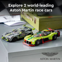 Thumbnail for LEGO Speed Champions Aston Martin Valkyrie AMR Pro & Vantage GT3 2 Collectible Model 76910 - Race Car and Toy Set, Includes 2 Driver Minifigures, Great Gift for Boys, Girls, and Teens Ages 9+