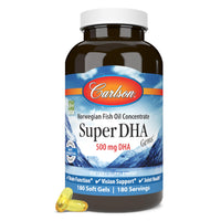 Thumbnail for Carlson Labs - Super DHA 500 mg. - 180 Softgels