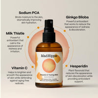 Thumbnail for Mad Hippie Vitamin C Toning Mist – Skin-Brightening Toner for Face, Vitamin C Facial Mist Hydrating Spray, 4 Oz