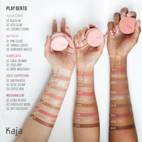 Thumbnail for Kaja 3-in-1 Blendable Sculpting Trio - Play Bento | with Mango Seed Butter, Cream Bronzer, Powder Blush, and Highlighter, 00 Sugar Cookie