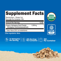 Thumbnail for Nutricost Organic Astragalus Root Powder 1LB - Gluten Free, Non-GMO, Vegetarian