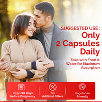 Thumbnail for CONCEIVE PLUS Motility Support for Men | Boost Sperm Volume & Count | Spermidine Supplements with Vitamin D, E, Zinc, Antioxidants – Multivitamin Fertility Supplements for Men, 60 Caps
