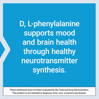 Thumbnail for Life Extension D, L-Phenylalanine Capsules, 500 mg – Supports Mood Health, Promotes Neurotransmitter Health – Gluten-Free, Non-GMO, Vegetarian – 100 Capsules