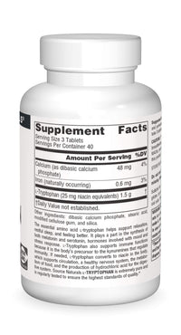 Thumbnail for Source Naturals L-Tryptophan, for Mood, Relaxation, and Sleep*, 500mg - 120 Tablets