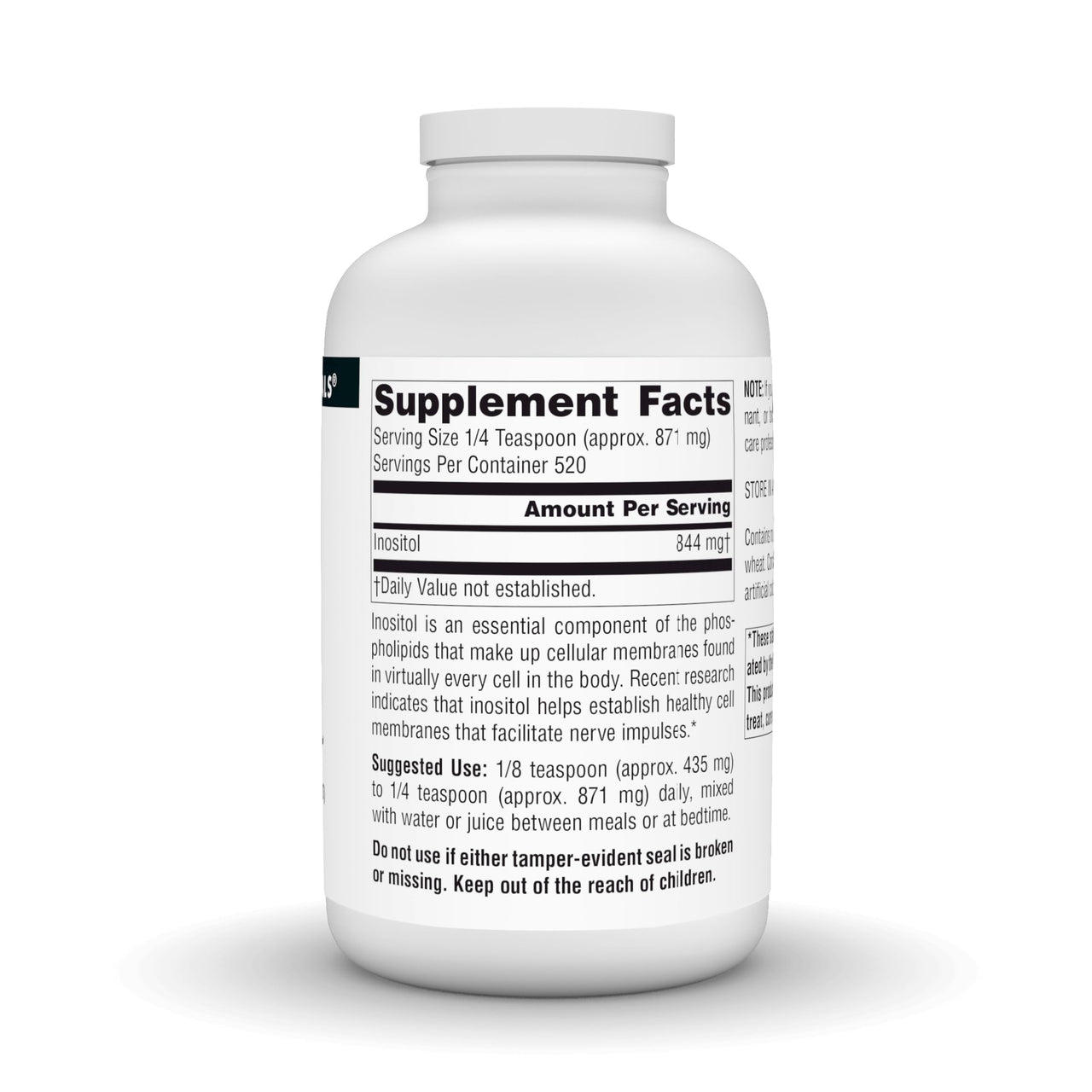 Source Naturals Pure Inositol, Dietary Supplement - 16 oz Powder