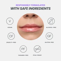 Thumbnail for Wonderskin Lip Rehab Serum Oil - Tinted Lip Oil, Hydrating, Moisturizing, and Non-Sticky Coral Pink Tint Serum for Dry Lips (Lover)