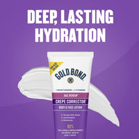 Thumbnail for Gold Bond Age Renew Crepe Corrector Body Lotion, Replenishing & Smoothing Formula, Gold Bond Crepe Corrector Body Lotion, 8 oz