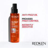 Thumbnail for Redken Frizz Dismiss Instant Deflate Oil-In-Serum | For Frizzy Hair | Enhances Smoothness & Shine | With Babassu Oil | Sulfate Free | Packaging May Vary, 4.2 Fl Oz