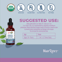 Thumbnail for Lymphatic Support Drops by MaryRuth's | USDA Organic Lymphatic Cleanse Immune Support Supplement| Lymphatic Support with Echinacea & Elderberry | Blue Vervain | Vegan | Non-GMO | 30 Servings