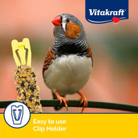 Thumbnail for Vitakraft Crunch Sticks Parakeet Treats Egg and Honey Flavor 2 Pack - Long Lasting Seed Stick with Natural Wood Center Clip Holder and Nutritious Ingredients for Happy Engaged Birds