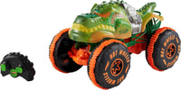 Thumbnail for Hot Wheels Monster Trucks Remote-Control Toy Vehicle, 1:15 Scale Rageasaur RC with Grip Action Tires for Off-Roading & Wheelie Stunting