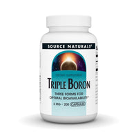 Thumbnail for Source Naturals Triple Boron, Three Forms for Optimal Bioavailibility* 3 mg - 200 Capsules