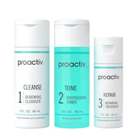 Thumbnail for Proactiv 3 Step Acne Treatment - Benzoyl Peroxide Face Wash, Repairing Acne Spot Treatment for Face and Body, Exfoliating Toner - 30 Day Complete Acne Skin Care Kit