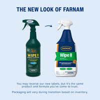 Thumbnail for Farnam Wipe II Brand Horse Fly Spray with Citronella, Kills and Repels Flies, Conditions Coats, 32 oz