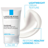 Thumbnail for La Roche-Posay Toleraine Skin Care Set, Double Repair Face Moisturizer 100ml & Purifying Foaming Facial Cleanser 50ml, Oil Free Moisturizer & Face Wash For Oily Skin, Formulated with Niacinamide