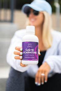 Thumbnail for MRM Nutrition CoQ-10 L-Carnitine Liquid - Orange-Vanilla Flavored Energy and Antioxidant Formula, Naturally Derived CoQ10 and L-Carnitine for Cellular and Heart Health, for Women & Men - 32 Servings