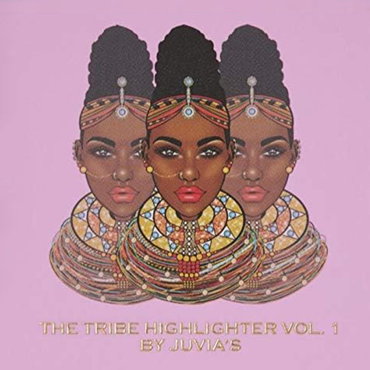 Juvia's Place - Tribe Highlighter Vol. 1 - Glow Highlighter Face Makeup Powder - Shimmering Glow Finish perfect for cheekbones, Radiant Mineral Shimmer, Illuminating Powder