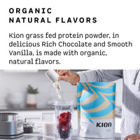 Thumbnail for Kion Clean Protein | Grass-Fed & Pasture-Raised Whey Isolate Protein Powder | Rich Chocolate | 30 Servings