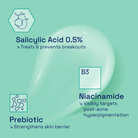 Thumbnail for Cetaphil Gentle Clear Triple-Action Acne Treatment Serum with Salicylic Acid, Treats and Prevents Acne, Great for Post-Acne Marks, for All Skin Types, 1oz