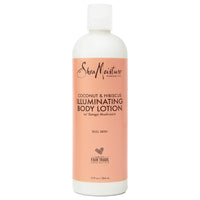 Thumbnail for SheaMoisture Coconut Oil and Hibiscus Illuminating Body Lotion for Dull, Dry Skin, 13 Fl Oz