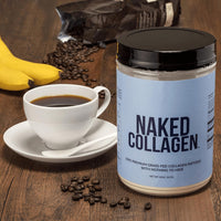 Thumbnail for NAKED Collagen Peptides Protein Powder, 60 Servings, Pasture-Raised, Unflavored Grass-Fed Hydrolyzed Collagen Supplement, NSF Certified, Paleo Friendly, Non-GMO, Keto, Gluten Free, 20oz