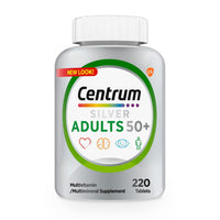 Thumbnail for Centrum Silver Multivitamin for Adults 50 Plus, Multivitamin/Multimineral Supplement, Vitamin D3, B Vitamins, Gluten Free, Non-GMO Ingredients, Supports Memory and Cognition in Older Adults - 220 Ct