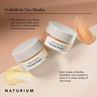 Thumbnail for Naturium Vitamin Bright Illuminating Eye Cream, Under Eye Repair Cream for Dark Circles, with Vitamin K, Phyto-Complex, & Mineral Pigments, Medium/Deep, 0.5 oz