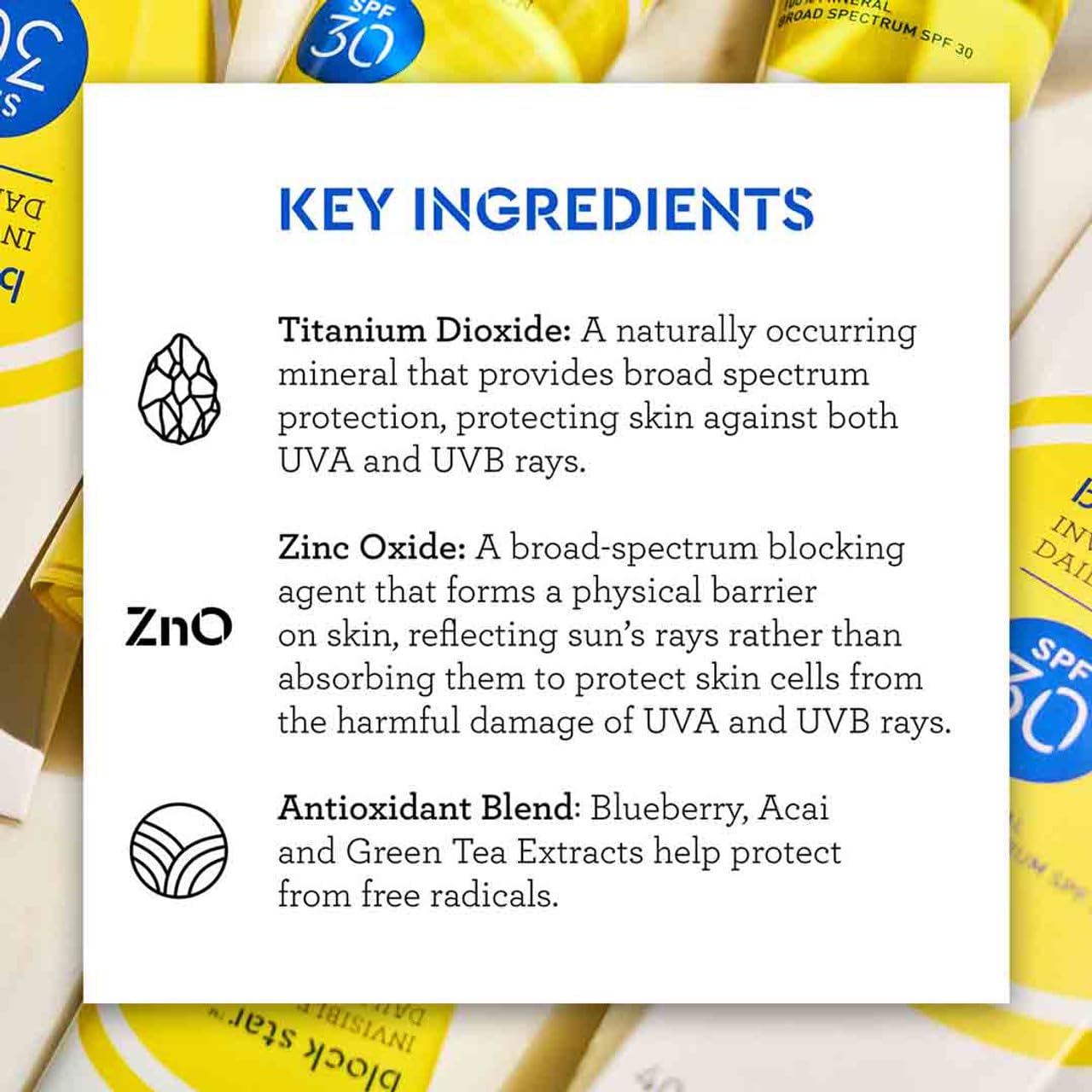Bliss Block Star Block This Way Duo Tinted Face Sunscreen SPF 30-100% Mineral Broad Spectrum Sunscreen With Zinc Oxide & Titanium Dioxide - Non Greasy Invisible finish