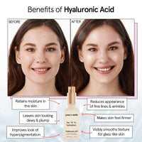 Thumbnail for grace & stella Award Winning Hyaluronic Acid Serum (50ml/1.7 fl oz) Hydrating Hyaluronic Acid Serum for Face - Acido Hialuronico for Women - Remove Fine Lines, Wrinkles, Anti Aging - Vegan Skincare