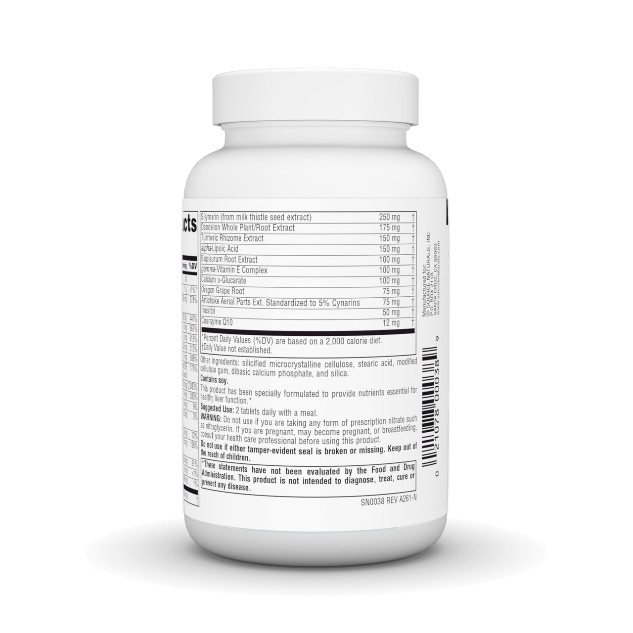 Source Naturals Liver Guard - Silymarin, CoQ10, N-Acetyl Cysteine Complex - 60 Tablets