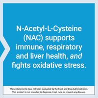 Thumbnail for Life Extension N-Acetyl-L-Cysteine (NAC), Immune, Respiratory, Liver Health, NAC 600 mg, Potent antioxidant Support, Free-radicals, Easy to Absorb, 60 Capsules