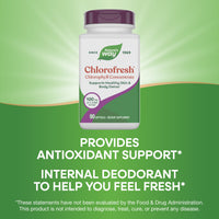 Thumbnail for Nature's Way Chlorofresh; Internal Deodorant*; chlorophyll concentrate; 90 softgels