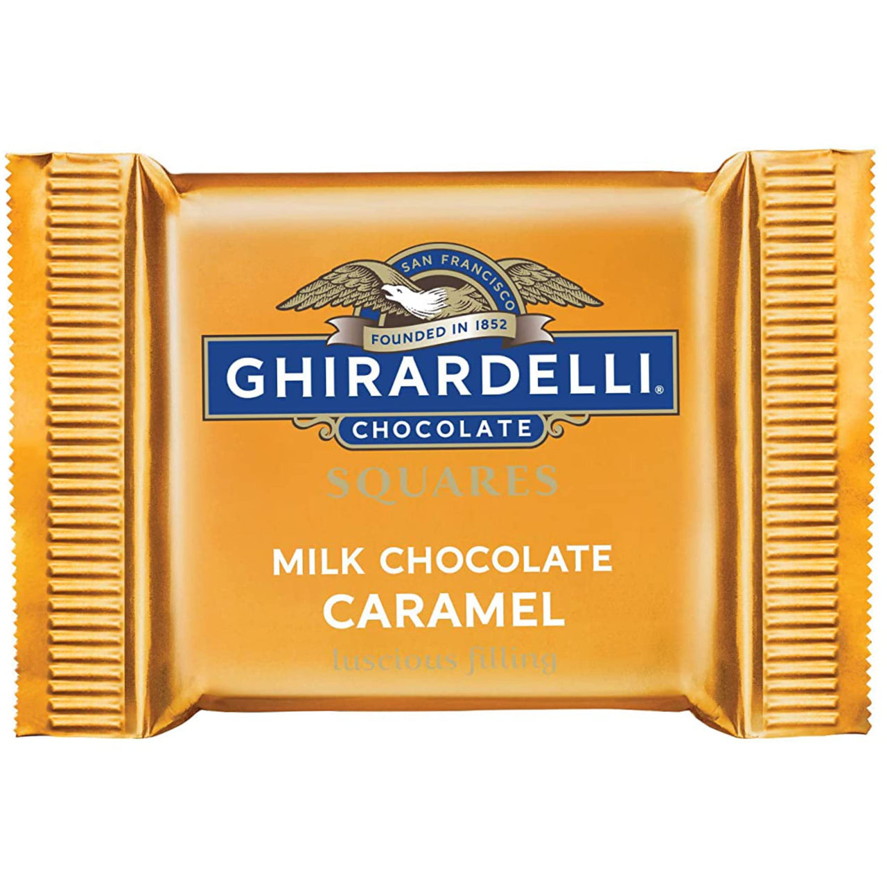 Ghirardelli Chocolate Squares, Milk Chocolate with Caramel Filling, Individually Wrapped, For Gifts And Special Occasions, Bulk Pack Of 2 Pounds