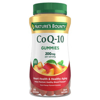 Thumbnail for Nature's Bounty CoQ10 Gummies, Supports Heart Health, CoQ10 200mg, Peach Mango Flavor, 60 Count