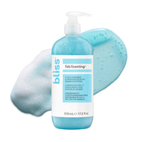 Thumbnail for Bliss Pro Fab Foaming 2-In-1 Cleanser and Exfoliator with Bamboo Buffers - 17.2 Fl Oz - Oil-Free Gel Face Wash - Makeup Remover - Vegan & Cruelty Free
