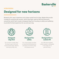 Thumbnail for Baskerville ULTRA Muzzle - Patented Humane Design, Breathable, Dog can Pant and Drink, Adjustable, Padded, Training Muzzle for Medium-sized Dogs, Prevents Biting, Wildlife Scavenging (Size 4, Black)