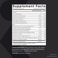 Thumbnail for Sports Research Hydrate Electrolytes Powder - Sugar-Free & Naturally Flavored with Vitamins, Minerals, and Coconut Water - Supports Hydration - Passion Fruit & Cherry Pomegranate
