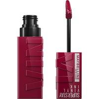 Thumbnail for Maybelline Super Stay Vinyl Ink Longwear No-Budge Liquid Lipcolor Makeup, Highly Pigmented Color and Instant Shine, Unrivaled, Berry Burgundy Lipstick, 0.14 fl oz, 1 Count
