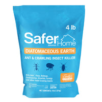 Thumbnail for Safer Home Diatomaceous Earth 4 lb Organic OMRI DE - Cockroach Killer Indoor Home, Bed Bug Killer, Kills Fleas, Ants, Silverfish, Earwigs & Crawling Insects